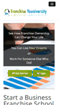 Mobile Screenshot of franchiseyouniversity.com